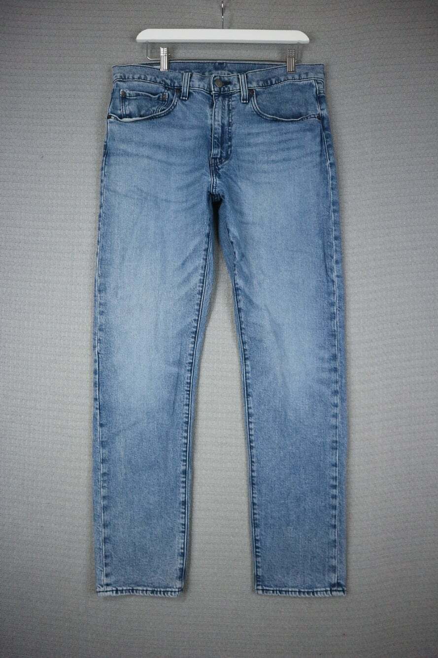 Levi's 502 Original Fit Jeans Light Wash Blue Men's Size 34x32 Denim Pants